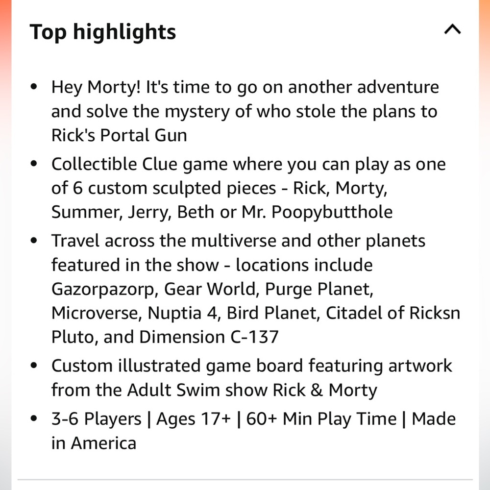 Rick and Morty Back in Blackout Clue board game NIB sealed never opened - Picture 16 of 16